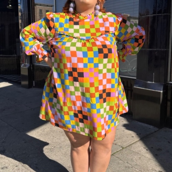 NOOWORKS Stevie dress Carnival print (rare) - Picture 4 of 4